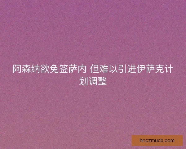 阿森纳欲免签萨内 但难以引进伊萨克计划调整